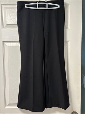 Ann Taylor Black Wide-Leg Dress Pants